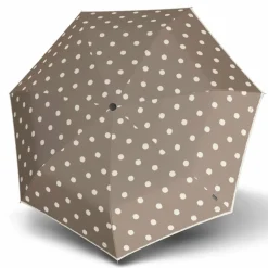 Knirps Taschenschirme|Reiseschirme<T.020 Taschenschirm 19,5 cm dot art taupe