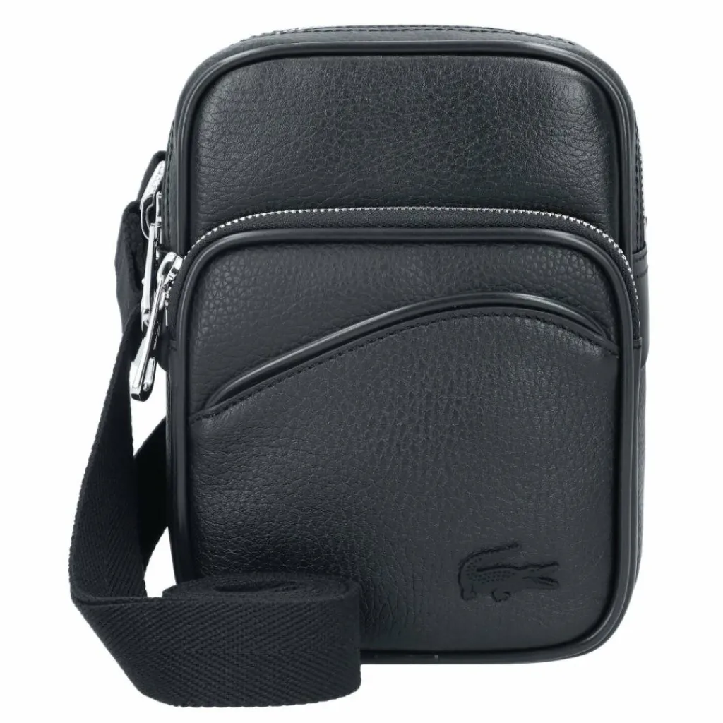 Discount Lacoste Angy Umhängetasche Leder 14 cm noir