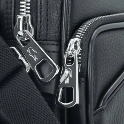 Discount Lacoste Angy Umhängetasche Leder 14 cm noir