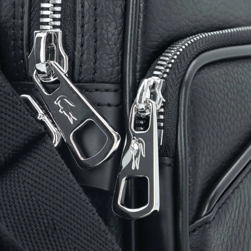 Discount Lacoste Angy Umhängetasche Leder 14 cm noir