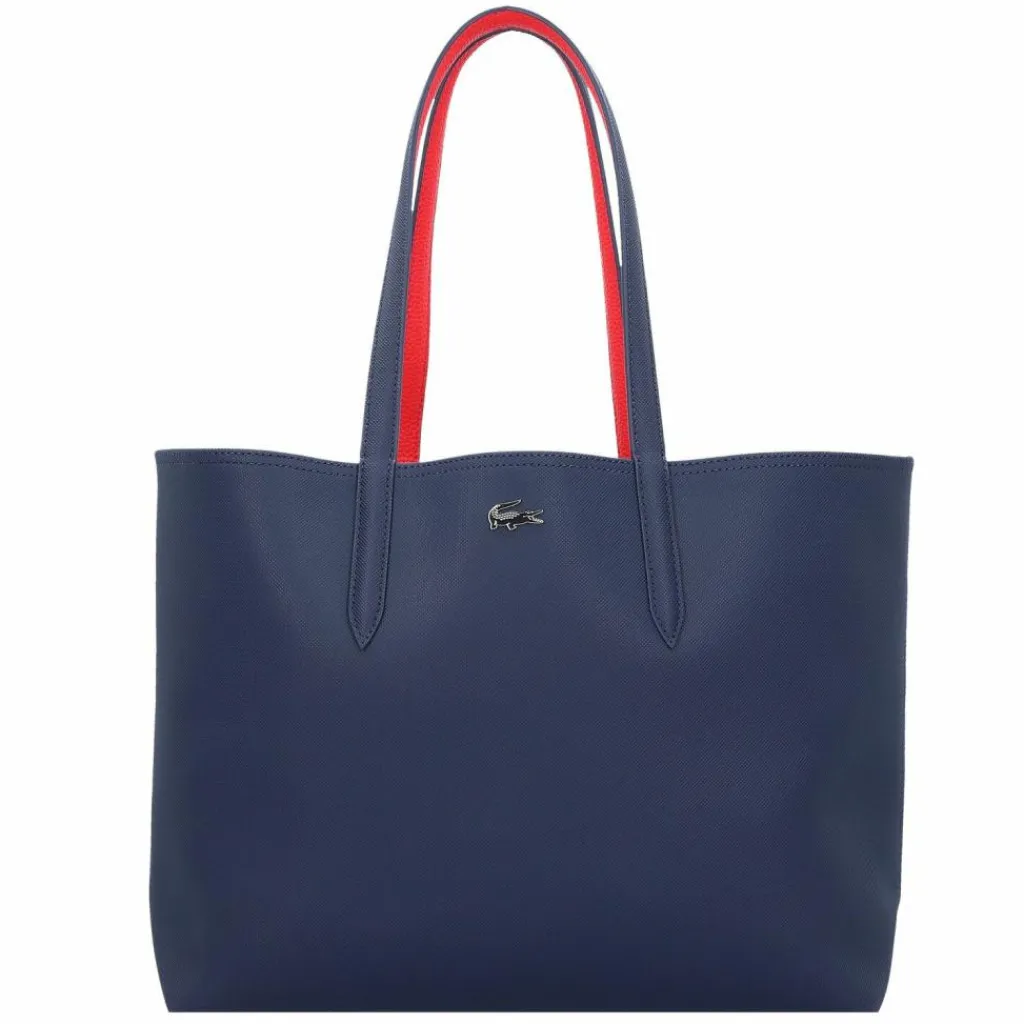 Outlet Lacoste Anna Shopper Tasche mit Wendefunktion 35 cm peacoat salsa