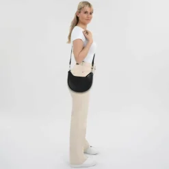 Lacoste Schultertaschen<Chantaco Classics Schultertasche Leder 23 cm noir