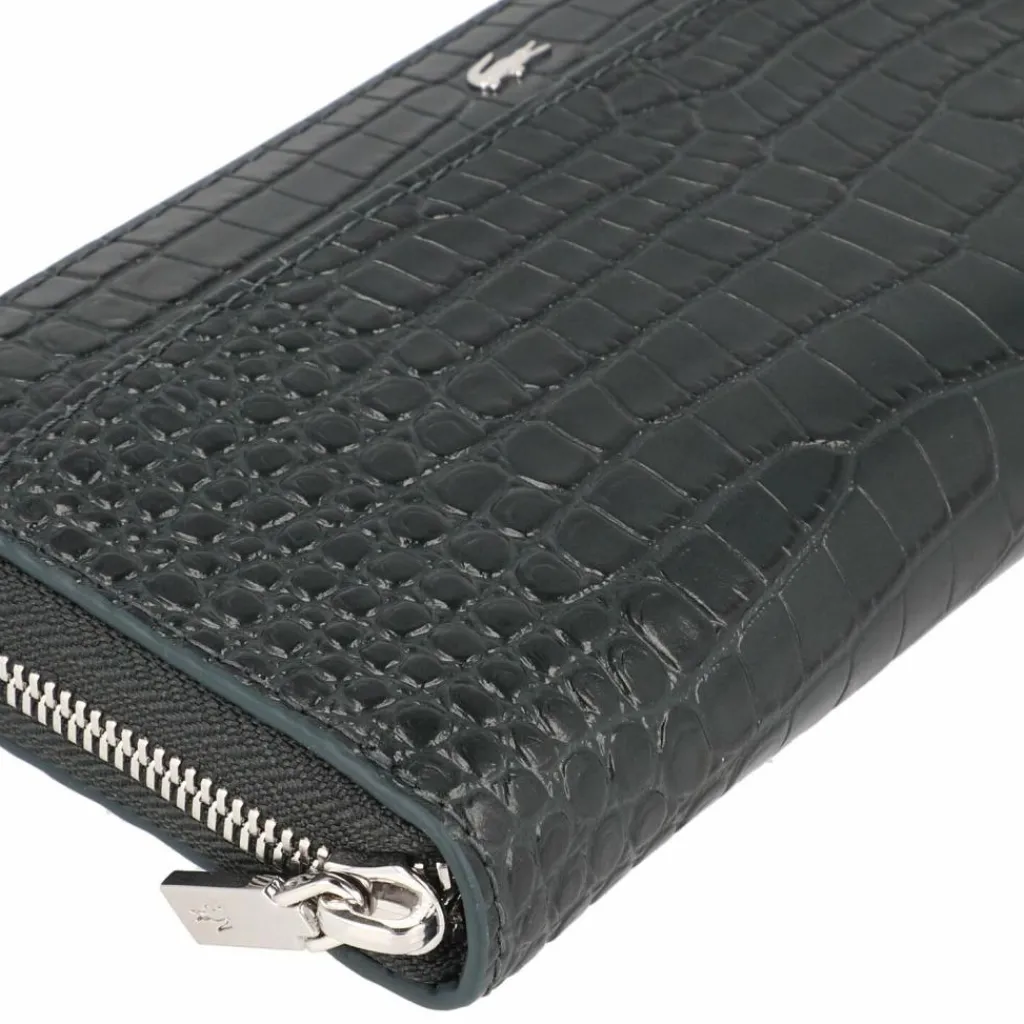 Clearance Lacoste Chantaco Classics Geldbörse RFID Schutz Leder 21 cm sinople