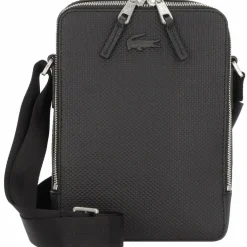 Clearance Lacoste Chantaco Umhängetasche Leder 17 cm noir