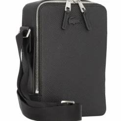 Clearance Lacoste Chantaco Umhängetasche Leder 17 cm noir