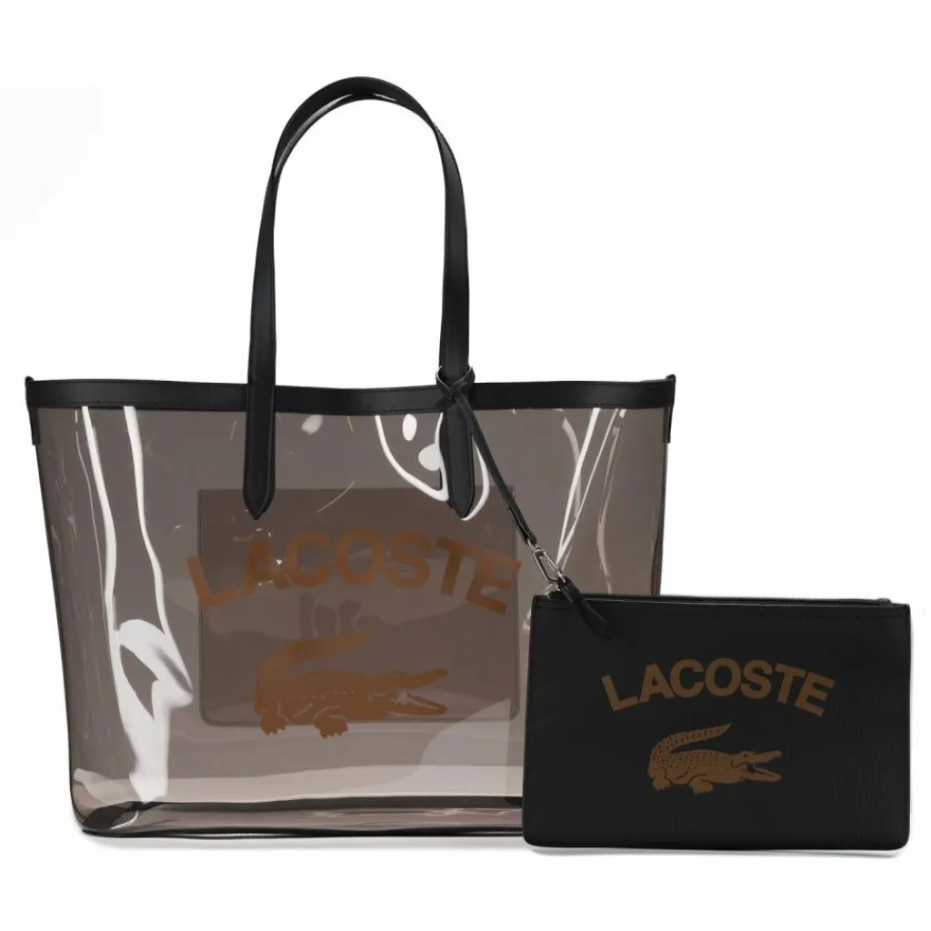 Lacoste Shopper|Schultertaschen<Core Essentials Anna Shopper Tasche L 39 cm transparent noir ermine