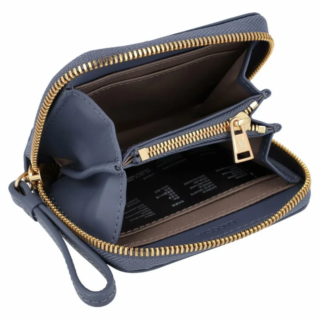 Hot Lacoste Core Essentials Crocodelle Geldbörse Leder 10.5 cm folkstone gray