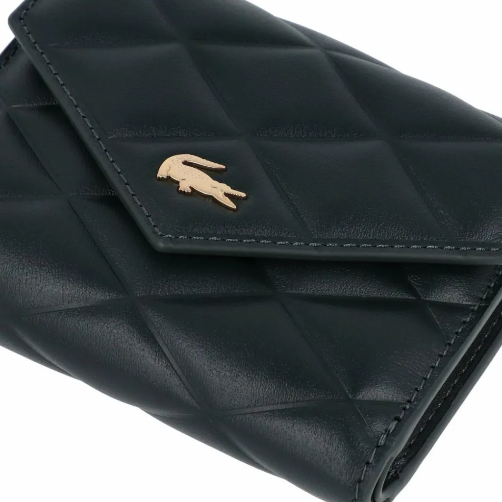 Damen Lacoste Core Essentials Crocodelle Geldbörse Leder 11.5 cm