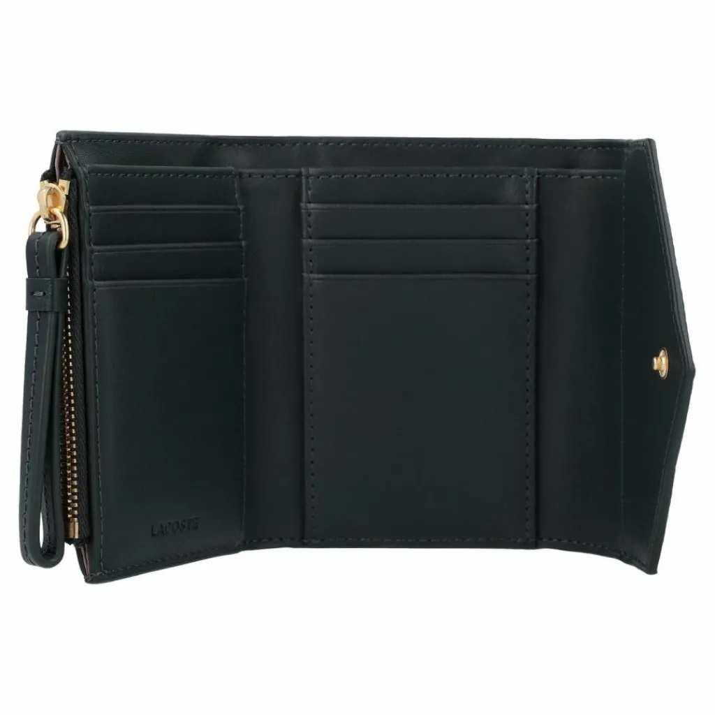 Damen Lacoste Core Essentials Crocodelle Geldbörse Leder 11.5 cm