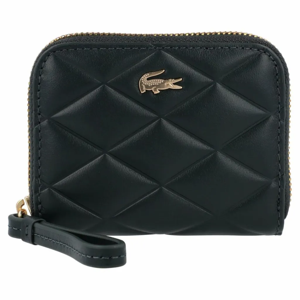 Lacoste Damengeldbörsen Querformat<Core Essentials Crocodelle Geldbörse Leder 10.5 cm sinople