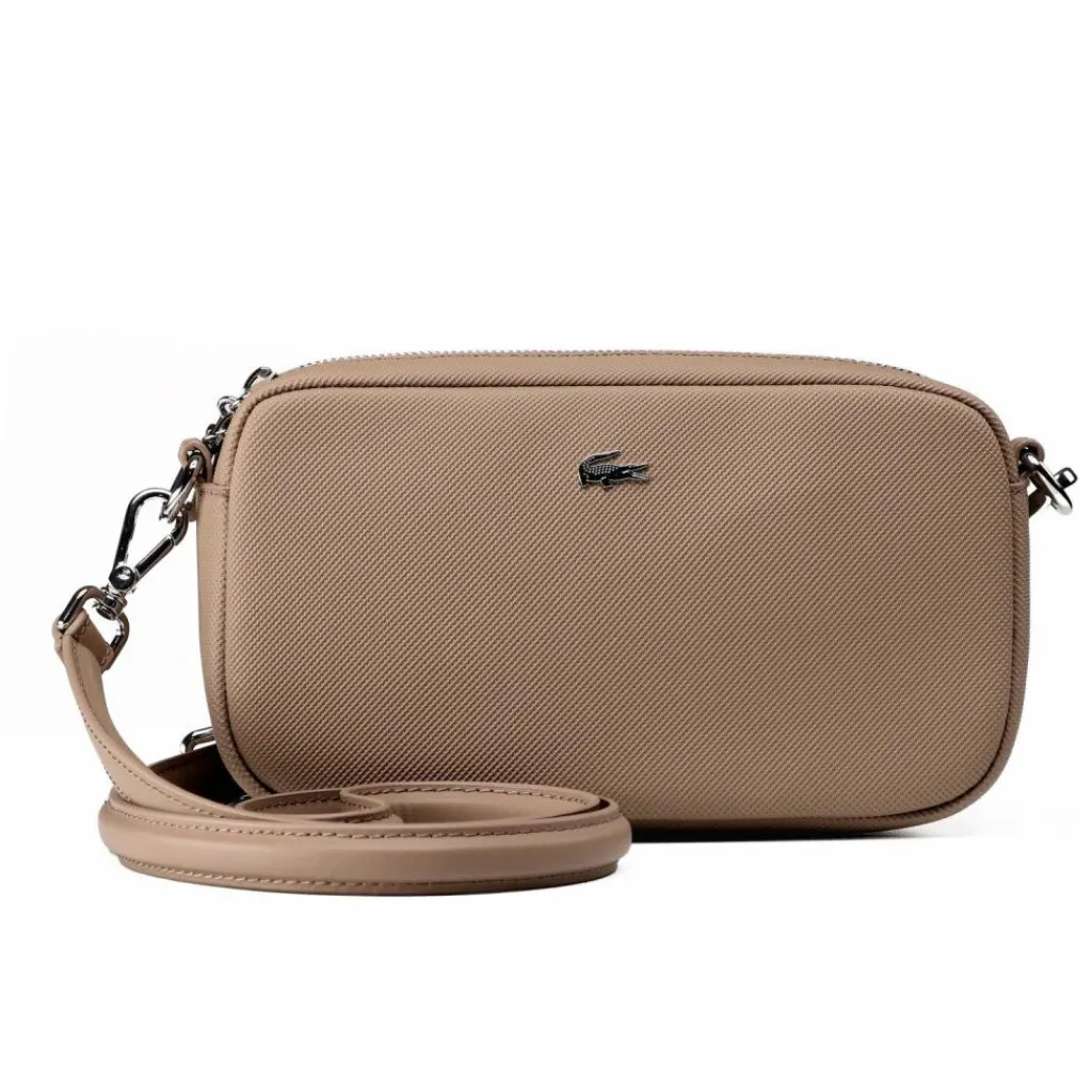 Outlet Lacoste Core Essentials Daily City Umhängetasche 21 cm taupe
