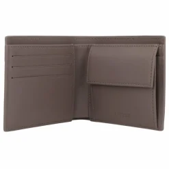 Outlet Lacoste Core Essentials FG Geldbörse Leder 11 cm morel