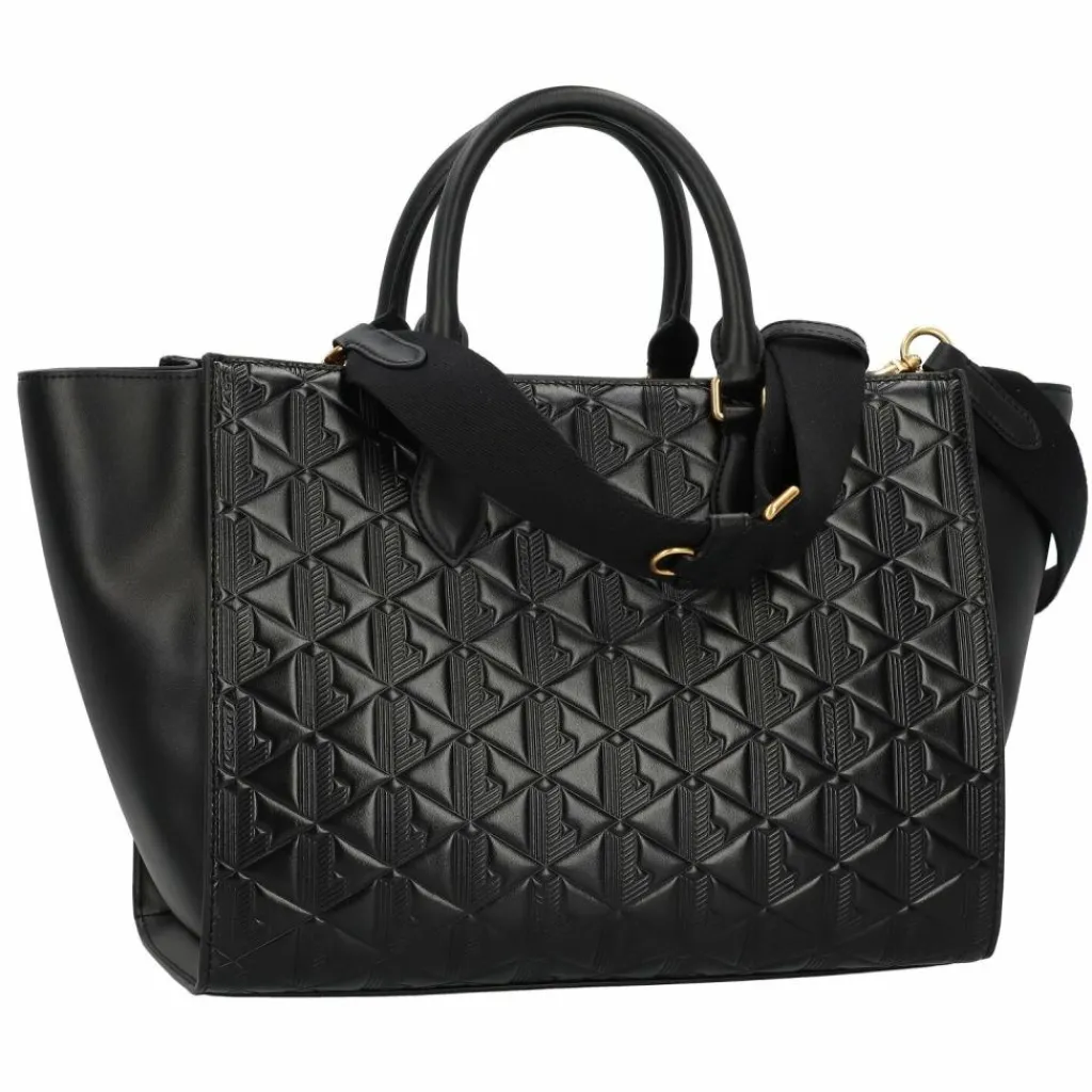 Discount Lacoste Maheki Shopper Tasche Leder 43 cm noir