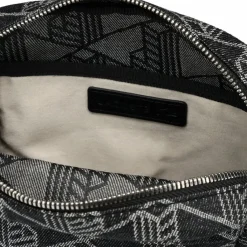 Lacoste Umhängetaschen|Mini Bags<Monogram Neocroc Umhängetasche 16 cm mono jacquard denim noir