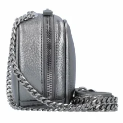 Best Lacoste Origin Croc Umhängetasche Leder 16 cm gunmetal
