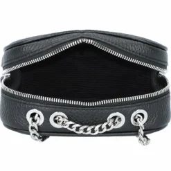 Discount Lacoste Origin Croc Umhängetasche Leder 16 cm noir