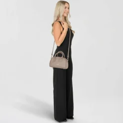 Lancaster Henkeltaschen<Donna Bow Handtasche Leder 21 cm galet