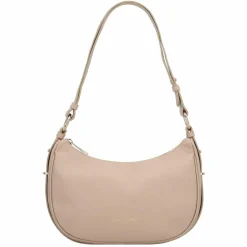 Lancaster Schultertaschen<Milano Aria Schultertasche M Leder 27 cm beigefonce