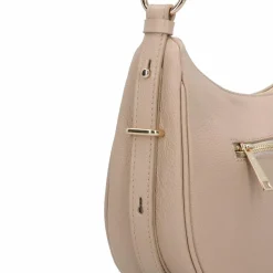 Lancaster Schultertaschen<Milano Aria Schultertasche M Leder 27 cm beigefonce