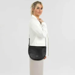 Clearance Lancaster Soft Selma Umhängetasche Leder 30 cm noir