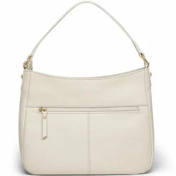 Lazarotti Bologna Leather Schultertasche Leder 27 cm cream