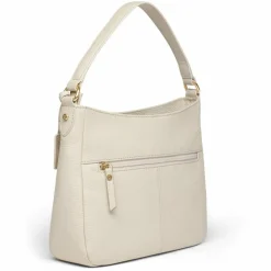 Lazarotti Bologna Leather Schultertasche Leder 27 cm cream