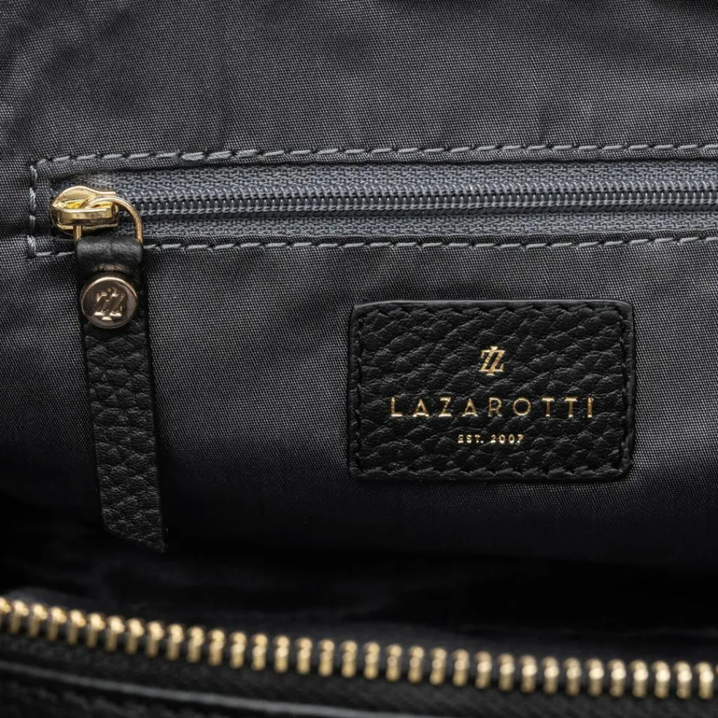 Lazarotti Henkeltaschen<Bologna Leather Handtasche Leder 17 cm black