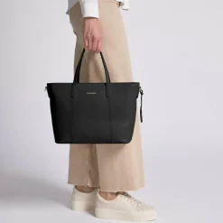 Hot Lazarotti Bologna Leather Shopper Tasche Leder 31 cm black