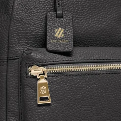 Clearance Lazarotti Bologna Leather City Rucksack Leder 27 cm black