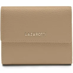 Lazarotti Damengeldbörsen Querformat<Bologna Leather Geldbörse Leder 12 cm sand