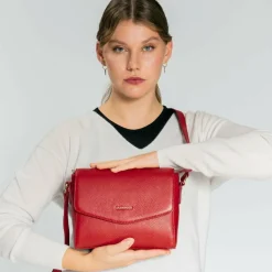 Lazarotti Bologna Leather Umhängetasche Leder 22 cm