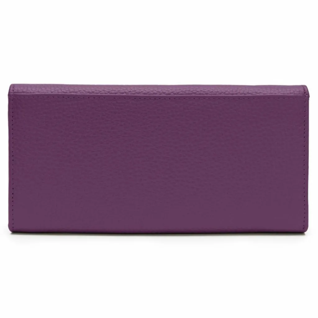 Sale Lazarotti Bologna Leather Geldbörse Leder 19 cm purple