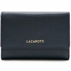 Lazarotti Damengeldbörsen Querformat<Bologna Leather Geldbörse Leder 14 cm navy