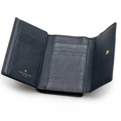 Lazarotti Damengeldbörsen Querformat<Bologna Leather Geldbörse Leder 14 cm navy