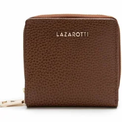 Sale Lazarotti Bologna Leather Geldbörse Leder 10 cm brown