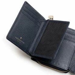 Online Lazarotti Bologna Leather Geldbörse Leder 12 cm navy