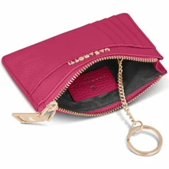 Lazarotti Schlüsseletuis<Bologna Leather Schlüsseletui Leder 11,5 cm mit Air Tag Fach hot pink