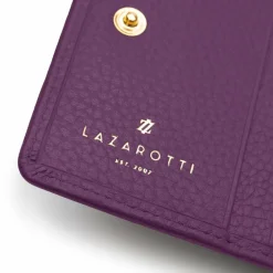 Online Lazarotti Bologna Leather Geldbörse Leder 10 cm purple