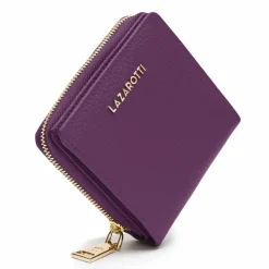 Online Lazarotti Bologna Leather Geldbörse Leder 10 cm purple