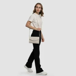 Lazarotti Umhängetaschen|Abendtaschen & Clutches<Bologna Leather Clutch Tasche Leder 23 cm cream