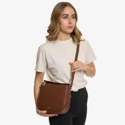 Lazarotti Umhängetaschen<Bologna Leather Umhängetasche Leder 25 cm brown