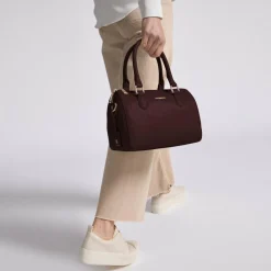 Lazarotti Henkeltaschen<Bologna Leather Handtasche Leder 26 cm burgundy