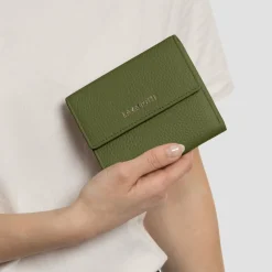 Outlet Lazarotti Bologna Leather Geldbörse Leder 12 cm olive