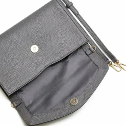 Clearance Lazarotti Bologna Leather Clutch Tasche Leder 23 cm grey