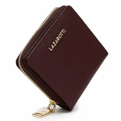 Lazarotti Damengeldbörsen Querformat<Bologna Leather Geldbörse Leder 10 cm burgundy