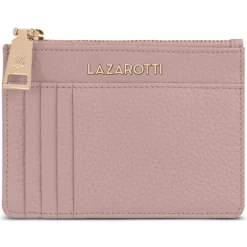 Outlet Lazarotti Bologna Leather Schlüsseletui Leder 11,5 cm mit Air Tag Fach rose