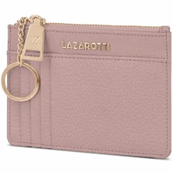 Outlet Lazarotti Bologna Leather Schlüsseletui Leder 11,5 cm mit Air Tag Fach rose