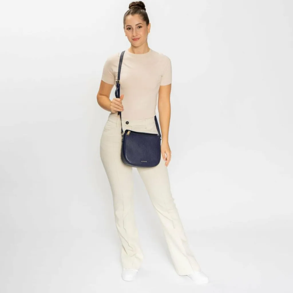 Lazarotti Bologna Leather Umhängetasche Leder 25 cm