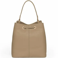 Online Lazarotti Bologna Leather Beuteltasche Leder 25 cm sand