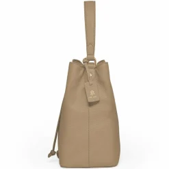 Online Lazarotti Bologna Leather Beuteltasche Leder 25 cm sand